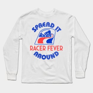 Defunct Indianapolis Racers 'Racer Fever' Hockey Team Long Sleeve T-Shirt